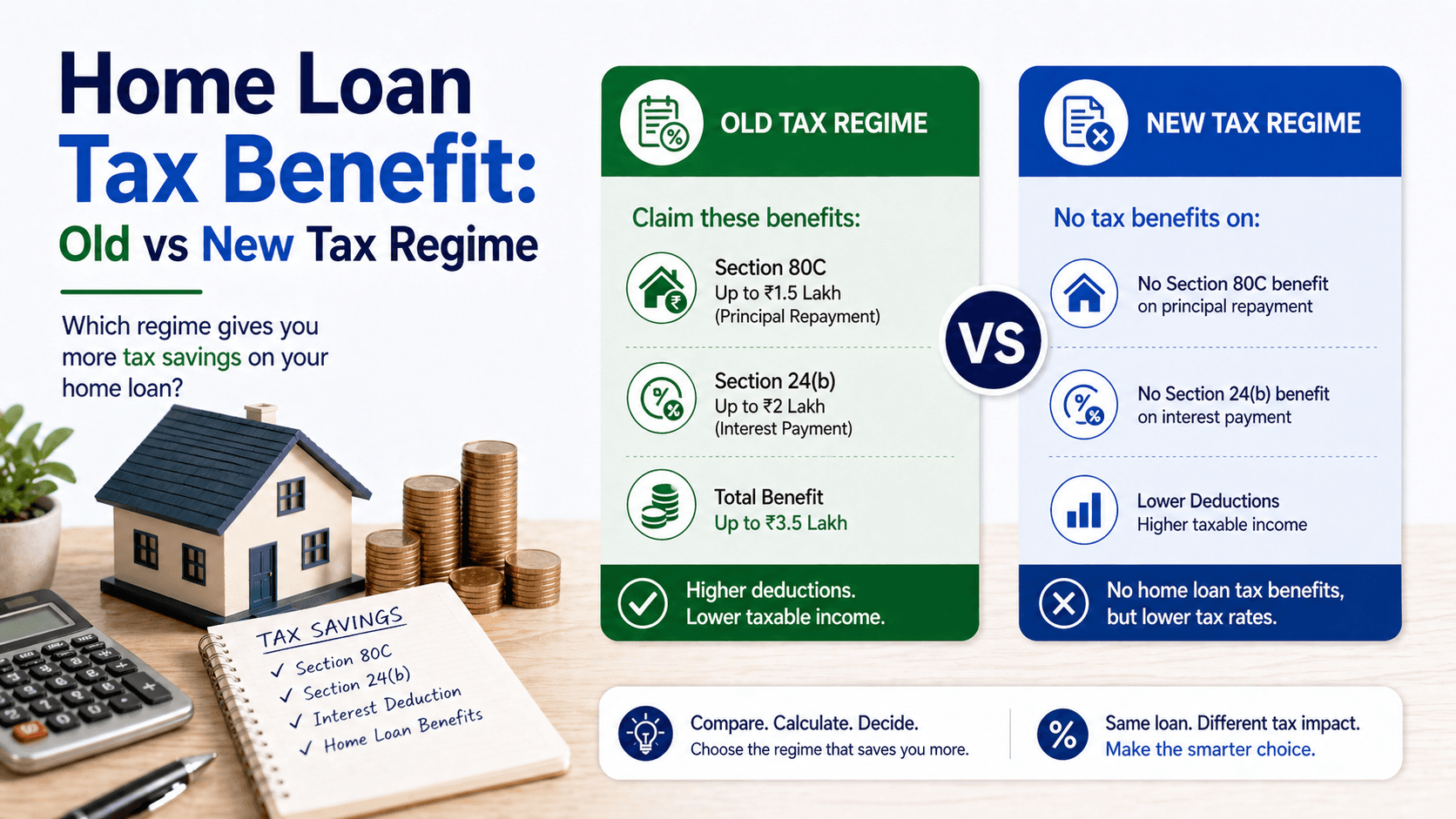 Home Loan Tax Benefits: Old vs New Tax Regime 2026